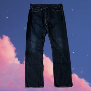 MENS LEVIS 513 DARK WASH JEANS